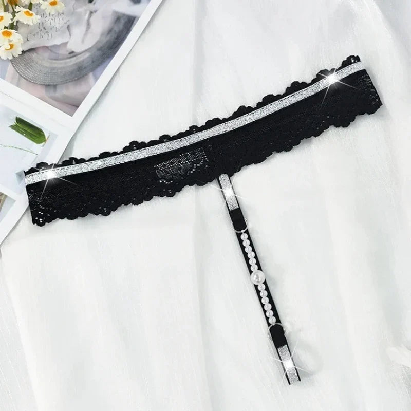 1pcs Low Waist Sexy Lace Women's Thongs Underwear Breathable Comfortable Panties Elegant Sexy Lingerie Fashion Lady G-string
