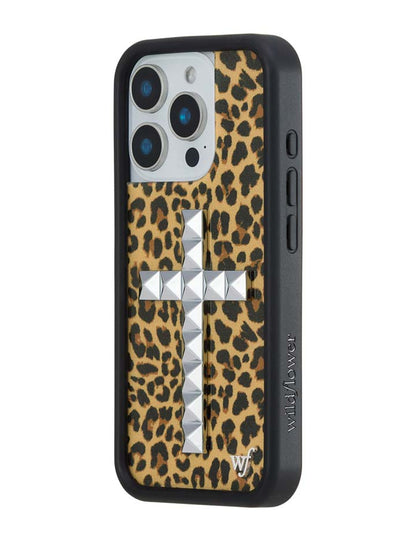 Stud Cross Meow iPhone Case