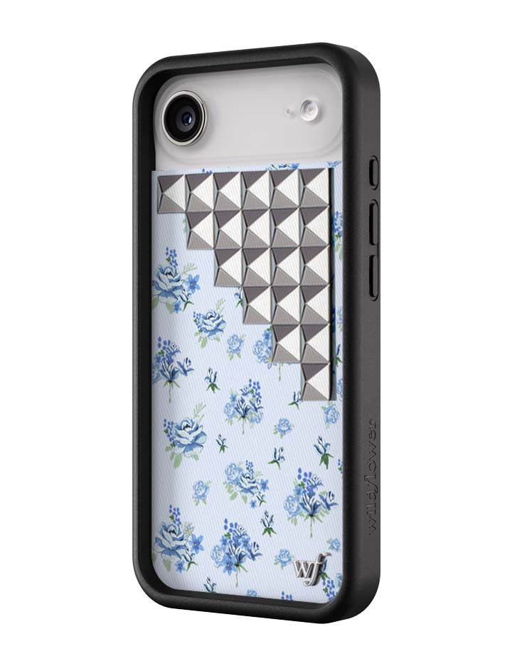 Forget Me Not Floral Stud iPhone Case
