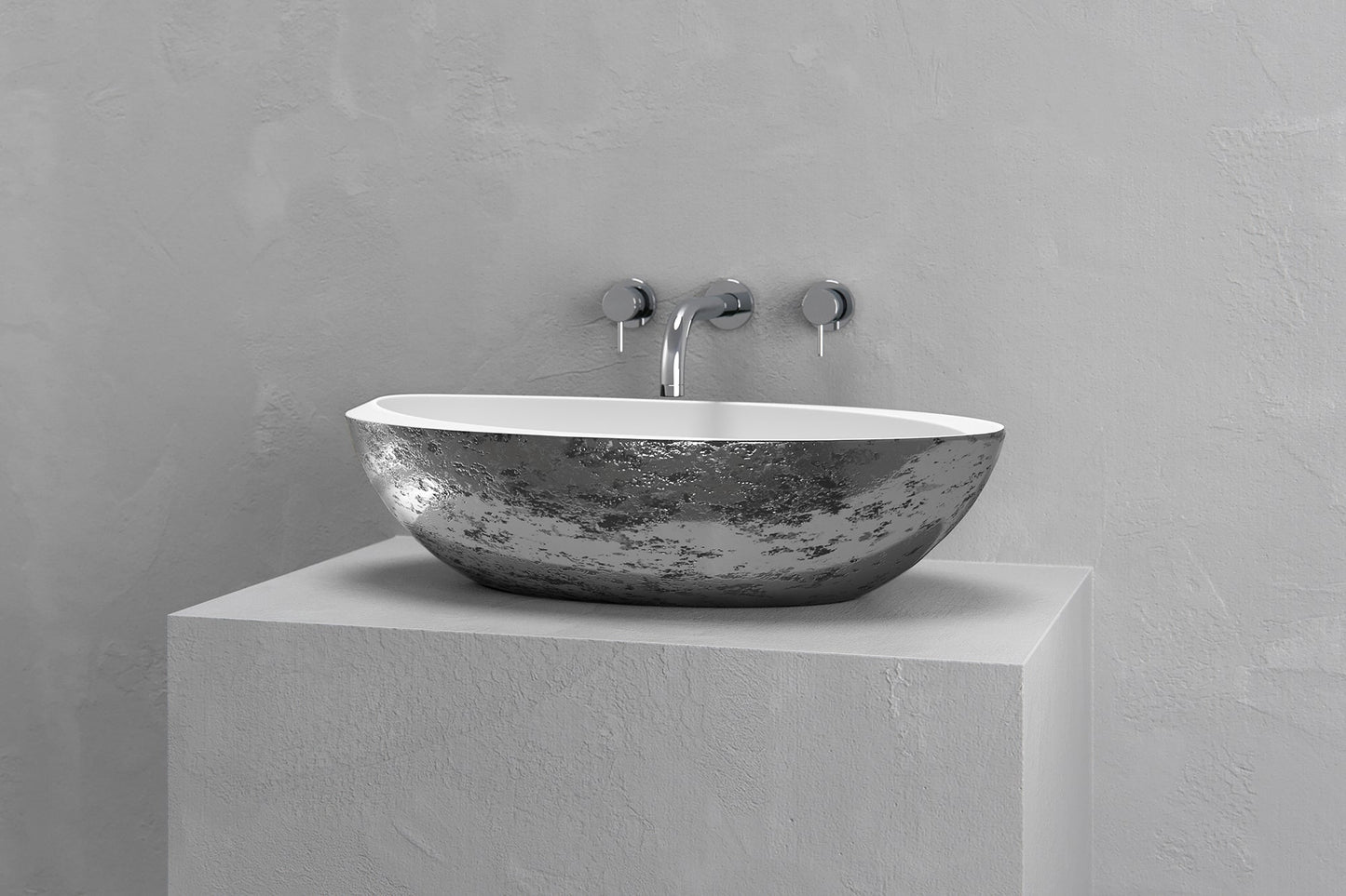 Oval vessel sink