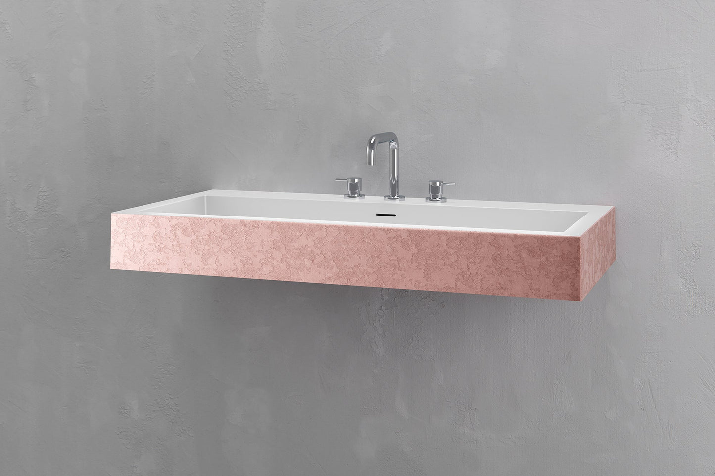 Wall Mounted Rectangular Bathroom Sink