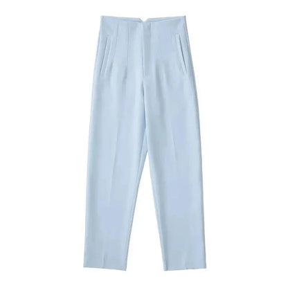 Women’s High Waist Slim Trousers