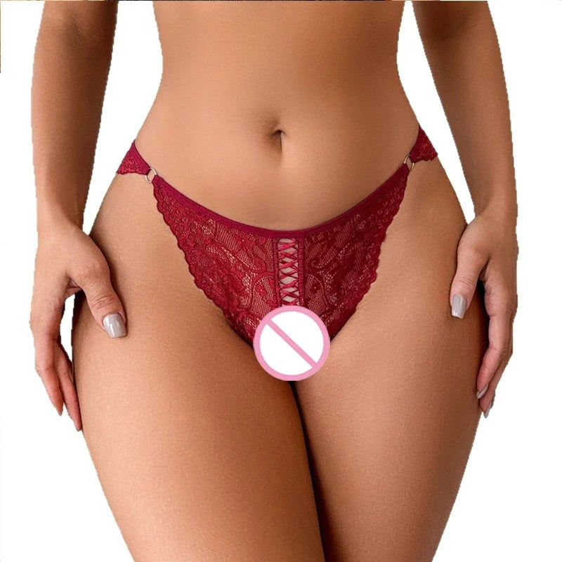 1pcs Low Rise Sexy Lace Floral Panties Solid Comfortable Lady Briefs Sexy Lingerie Elegant Female Underwear Hot Sale Underpants