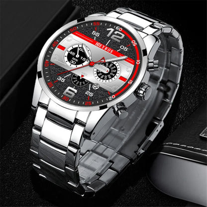 Hot Selling 10 Pcs/set Watches for Men, Watch for Men, Alloy Strap Wrist Watch for Men, Outdoor Style Watch for Men