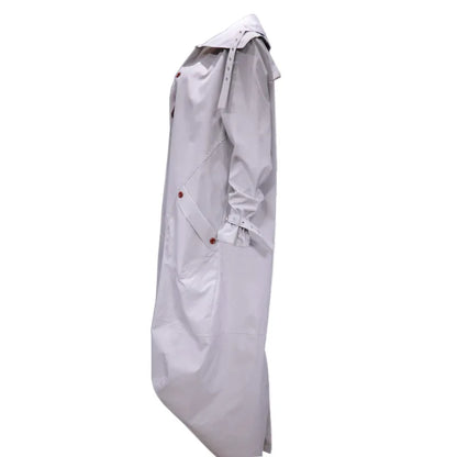 Phantasy Long Trench Coat Women Loose Button Fashion Casual Suit Elegant Female Pockets Streetwear Commuter Lady Coat Autumn