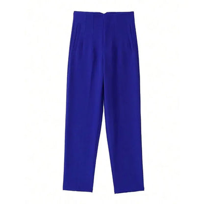 Women’s High Waist Slim Trousers