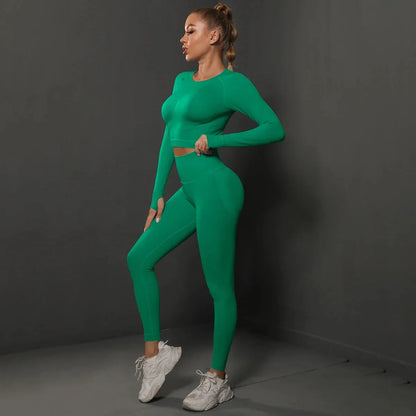 Women's Seamless Long Sleeve Yoga Top