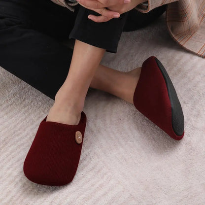 Kidmi Men Slippers Winter Indoor Men Slippers Classic Men Flat Slippers Soft Antiskid House Slippers Casual Bedroom Slippers