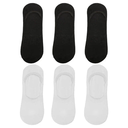 6-Pack Bamboo Invisible Low-Cut Socks | Breathable Boat Socks