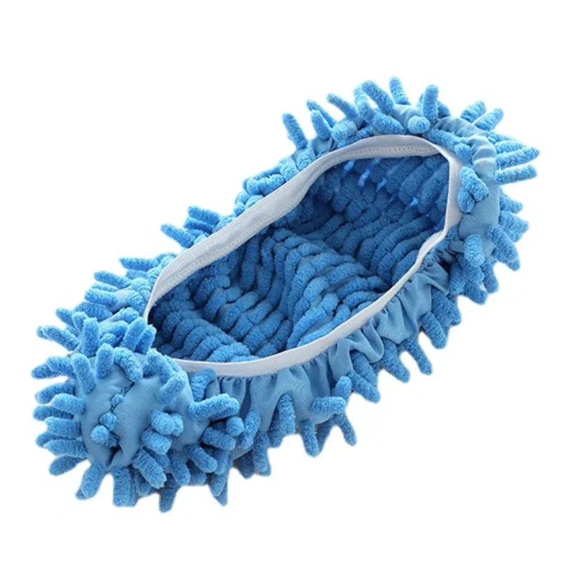 1PC Multifunction Floor Dust Cleaning Slippers Shoes  Cloth Lazy Mopping Shoes Home Floor Washable Cleaning Microfiber Cloth