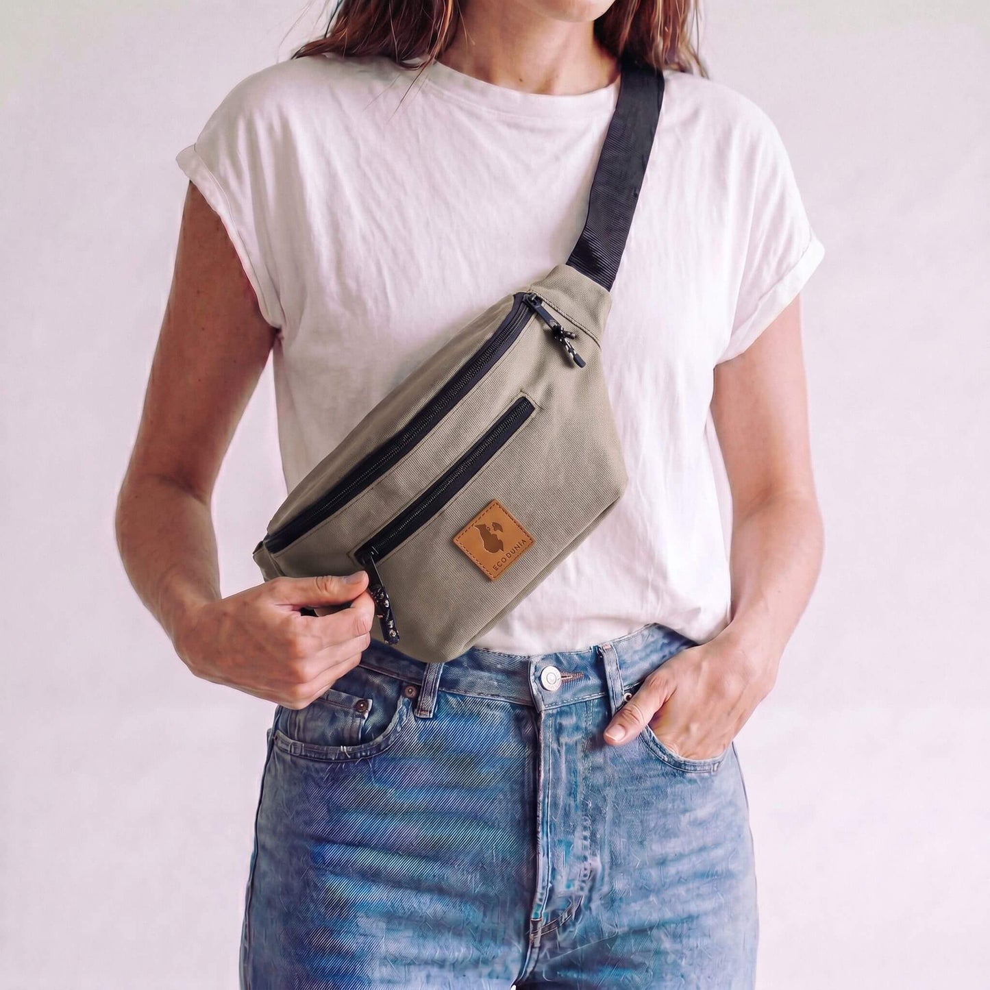 Canvas Crossbody Fanny Pack | Toni Bag