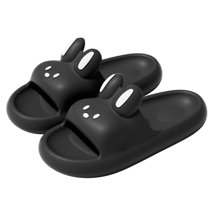 Pillow Rabbit Slippers for Women and Men | House Slides Shower Sandals | Extremely Comfy | Cushioned Thick Sole
