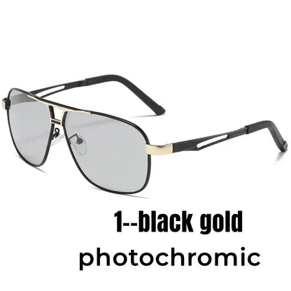 2024 UV400 Polarized Sunglasses Men Women Outdoor Discoloration Eyewear Men Trendy Photochromic Night Vision Sun Glasses