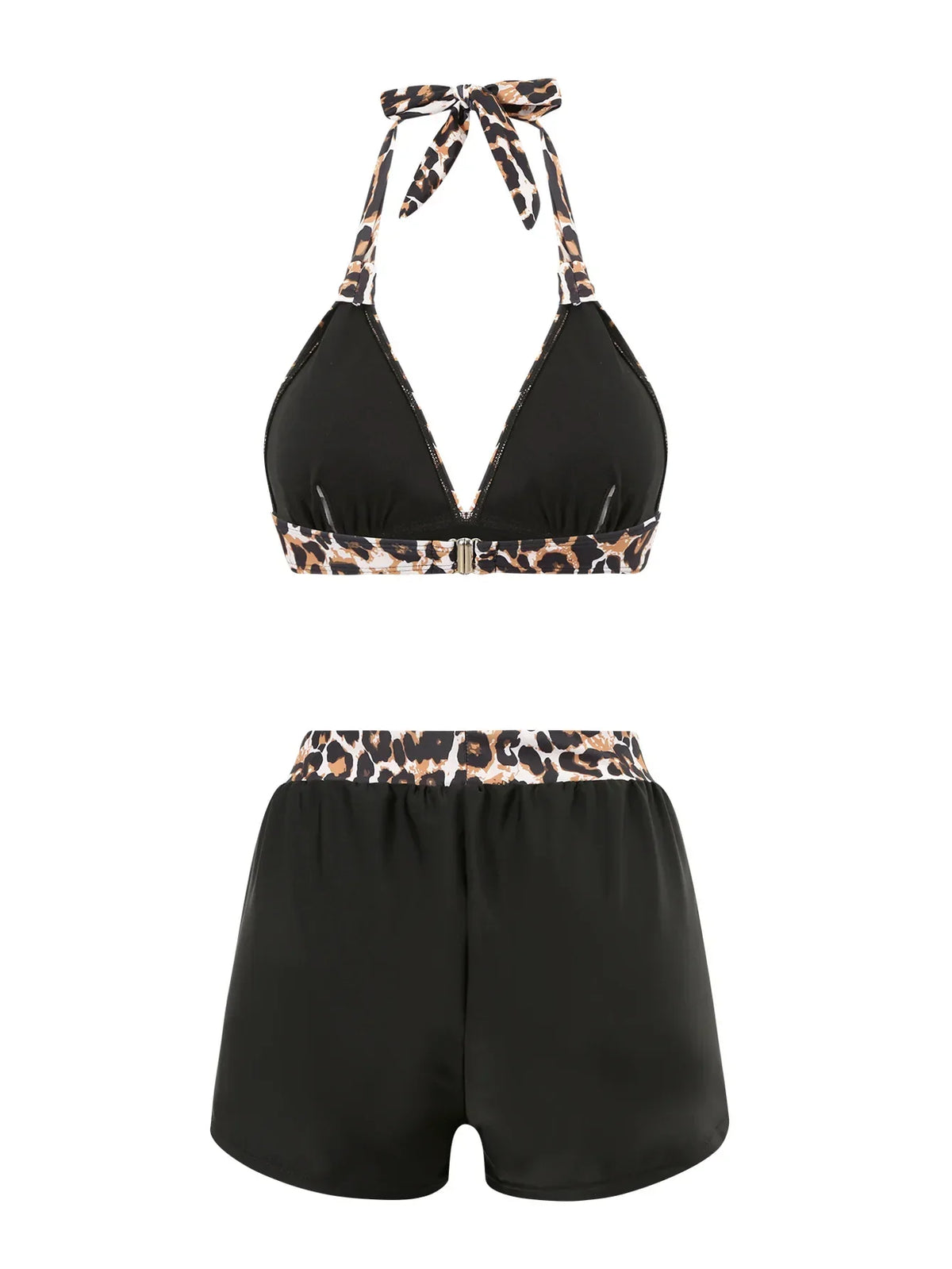 Sexy High Waist Bikini Shorts 2026 Women Swimsuit Two Piece Swimwear Female Bikinis Set Leopard Bathing Suits Brazilian Biquini