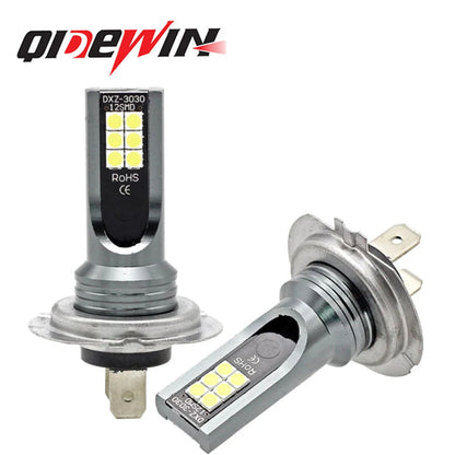 H7 Led Light Bulb Kit Car Fog Light Bulbs 55w Super-Bright 6000k White Led Lights For Vehicles High Power Auto Headlight LED DRL