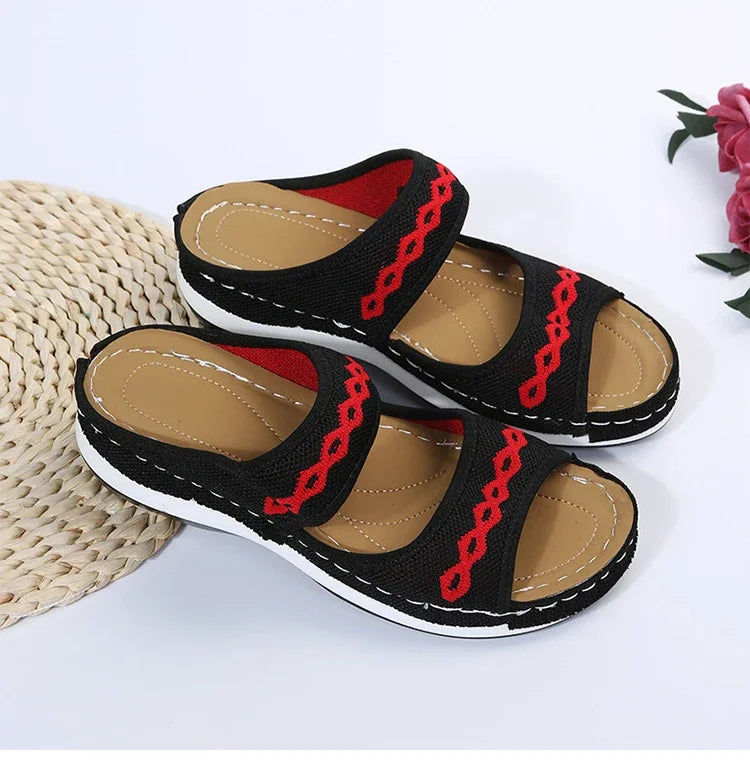 Customizable 2026 New UZZDSS Women Sandals Orthopedic Slippers Summer Shoes Tailor-made Suits WTX372803