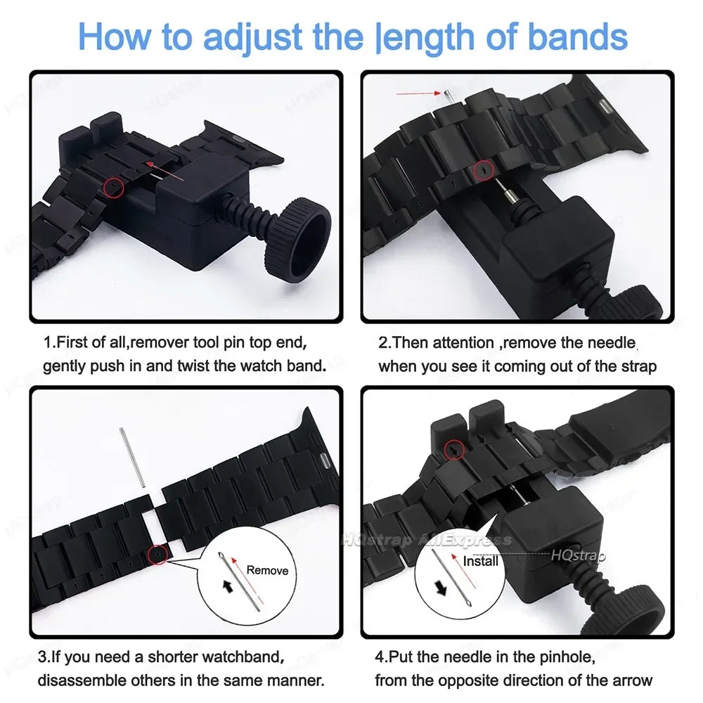 Garmin QuickFit 20/22/26mm Stainless Steel Link Bracelet