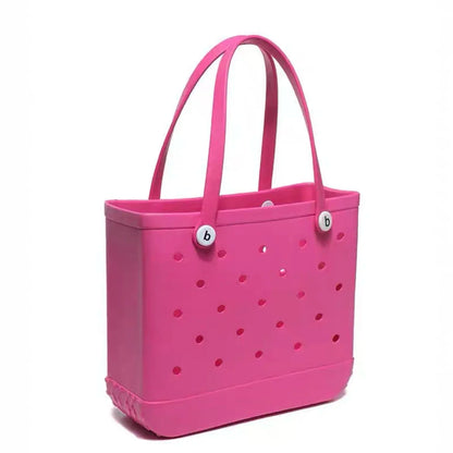 EVA Rubber Waterproof Handbag - Solid Color M/L (Copy)