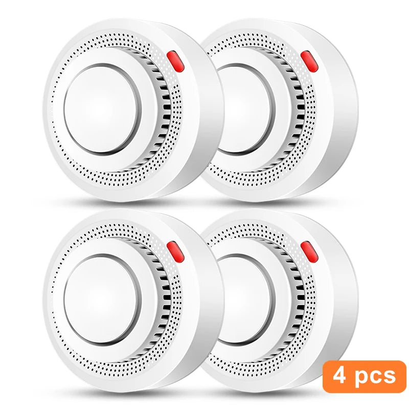 Tuya Smart WiFi Smoke Sensor Fire Protection Smoke Detector 85dB Sound Security System Firefighters  Smartlife APP Control