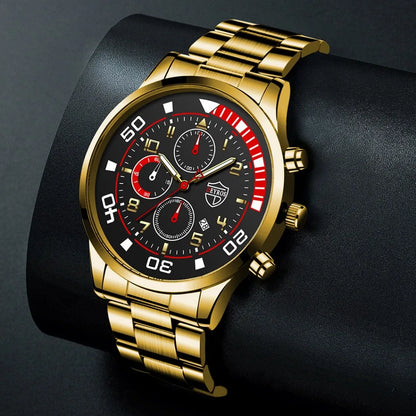 Hot Selling 10 Pcs/set Watches for Men, Watch for Men, Alloy Strap Wrist Watch for Men, Outdoor Style Watch for Men