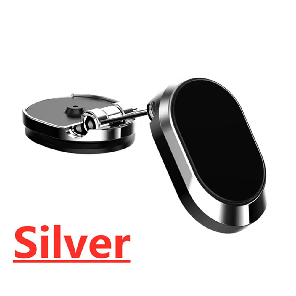 Magnetic Car Phone Holder Foldable Magnet Mount Mobile Cellphone Stand GPS Support for iPhone 17 16 Xiaomi Huawei Samsung Redmi