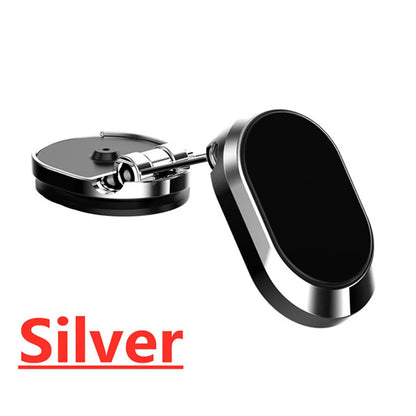 Magnetic Car Phone Holder Foldable Magnet Mount Mobile Cellphone Stand GPS Support for iPhone 17 16 Xiaomi Huawei Samsung Redmi