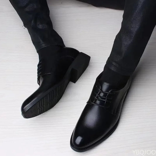 2026 new Fashionable versatile Men Shoes Heightening Shoes Spring  British Casual Business flats Casual comfortable Shoes