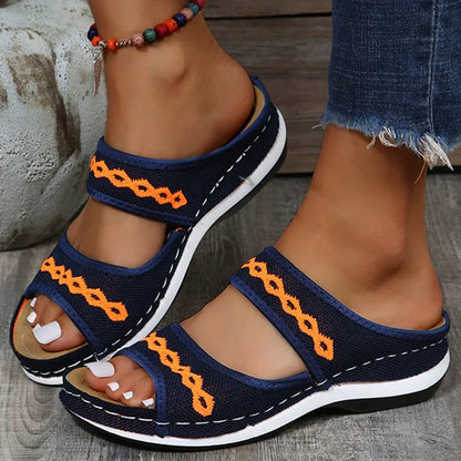 Customizable 2026 New UZZDSS Women Sandals Orthopedic Slippers Summer Shoes Tailor-made Suits WTX372803