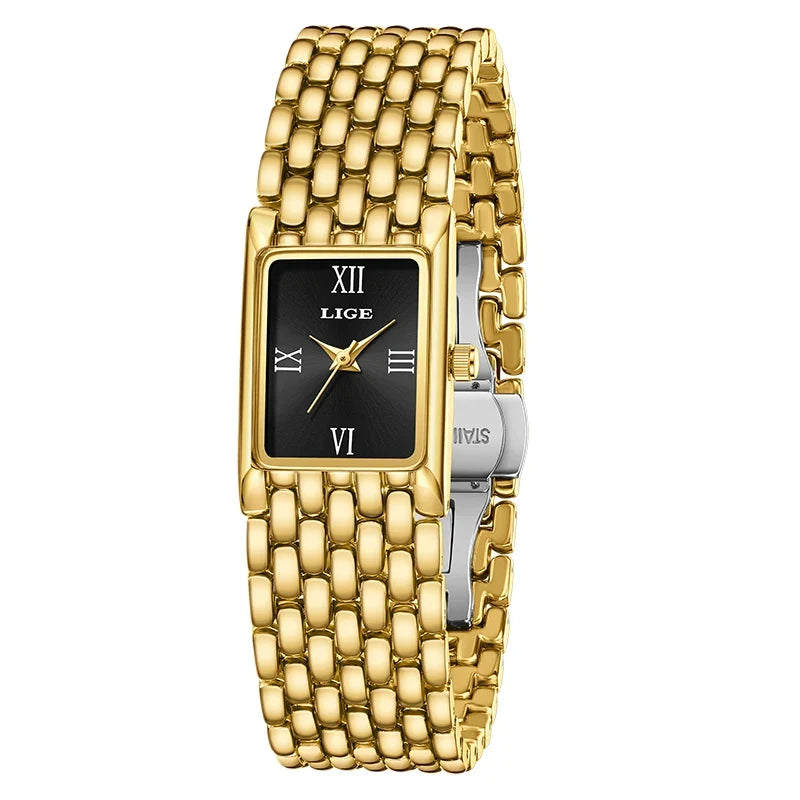 Women's Rectangular Roman Dial Bracelet Watch