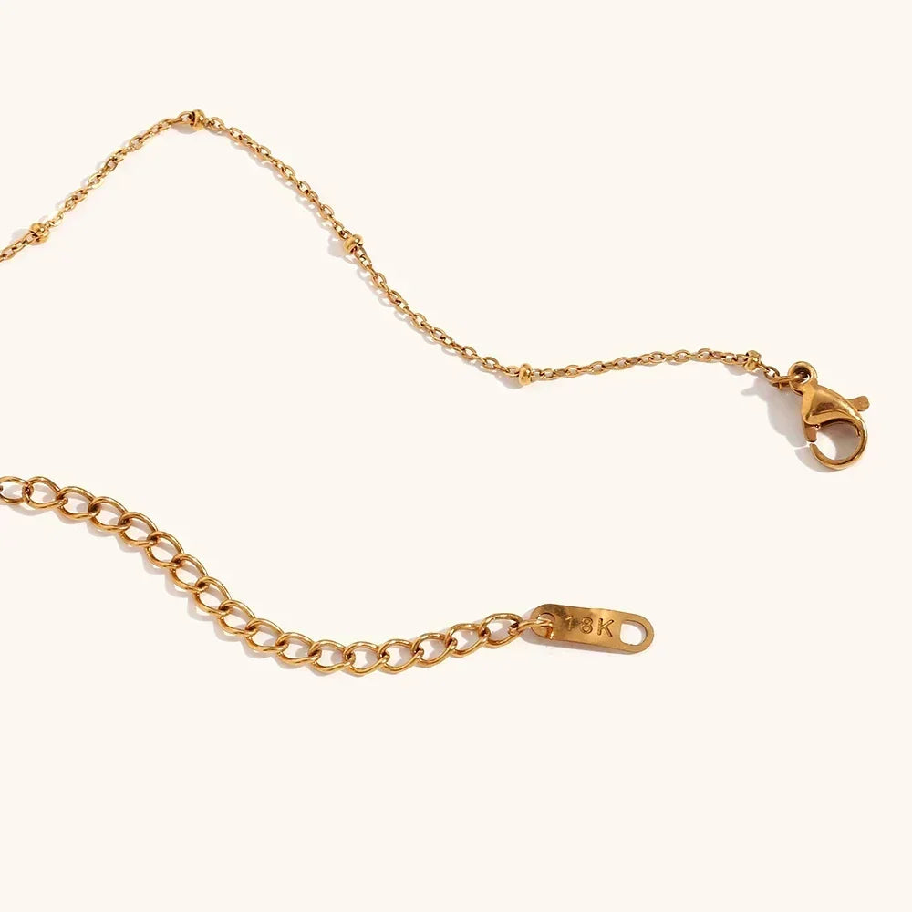 Star & Moon Pendant Necklace | Stainless Steel