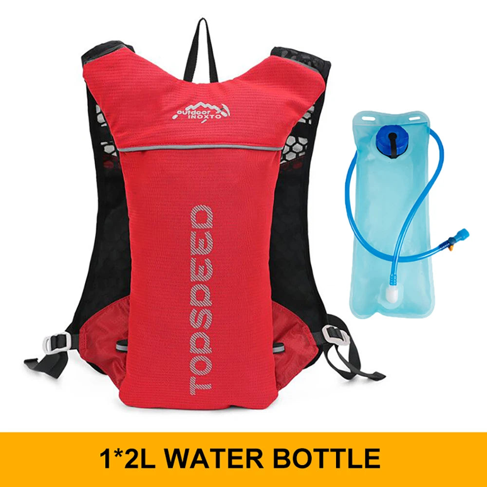 Outdoor Trail Running 5L Ultralight Backpack Hydration Jogging Vest Men Breathable Marathon Bicycle Bag Fitness Running Bag
