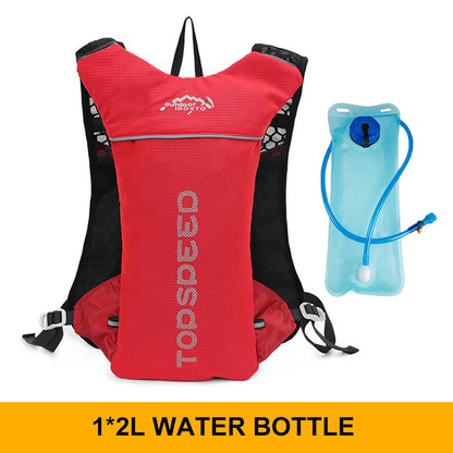 Outdoor Trail Running 5L Ultralight Backpack Hydration Jogging Vest Men Breathable Marathon Bicycle Bag Fitness Running Bag