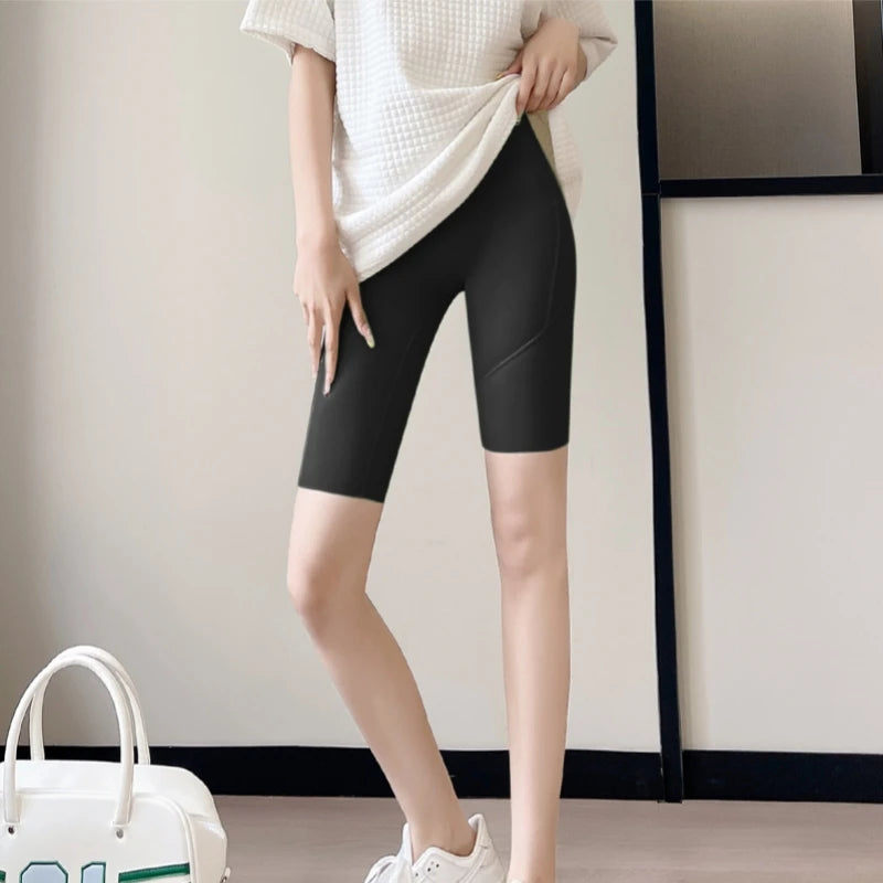 Horetong Women Sports Pants With Pocket High Waist Fitness Running Casual Streetwear Trousers Female Tight Workout Gym Clothing