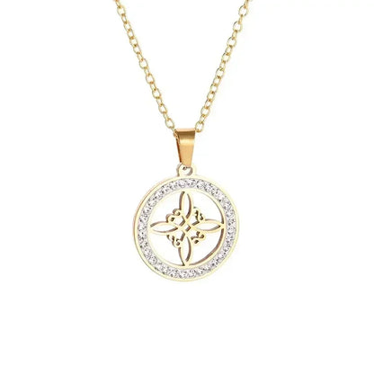 Delicate Crystal Cross Pendant Women Girls Necklace Elegant Party Wedding Jewelry Catholic Amulet Gift