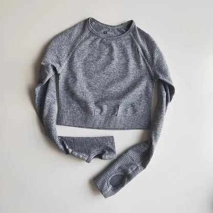 Seamless Yoga Crop Top for Women