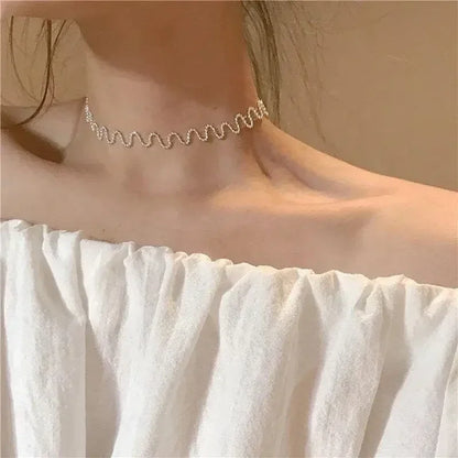 Luxurious Square Pink Zircon Pendant Necklace For Women Fashionable Personalized Daily Accessory Party Jewelry Birthday Gifts