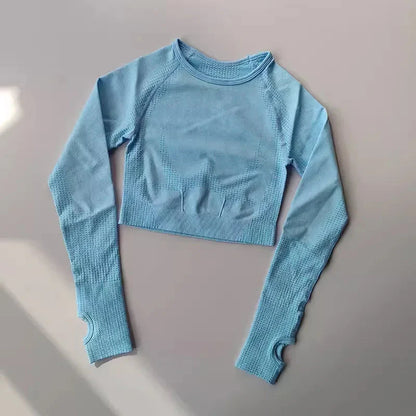 Seamless Yoga Crop Top for Women