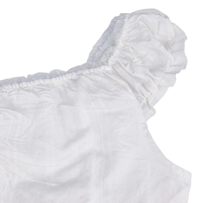 Phantasy Y2K Women Tops White Lace T-Shirt Button Tees Vintage French Style Tops 2025 Spring Summer Tops Female Streetwear