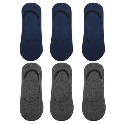 6-Pack Bamboo Invisible Low-Cut Socks | Breathable Boat Socks
