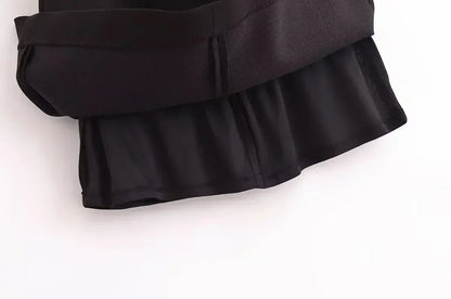 TFMLN Autumn New Women Dress 2024 Slim Chic Sleeveless Dress Bow Casual  Mini Frock Female Fashion Elegant Short Party Dress