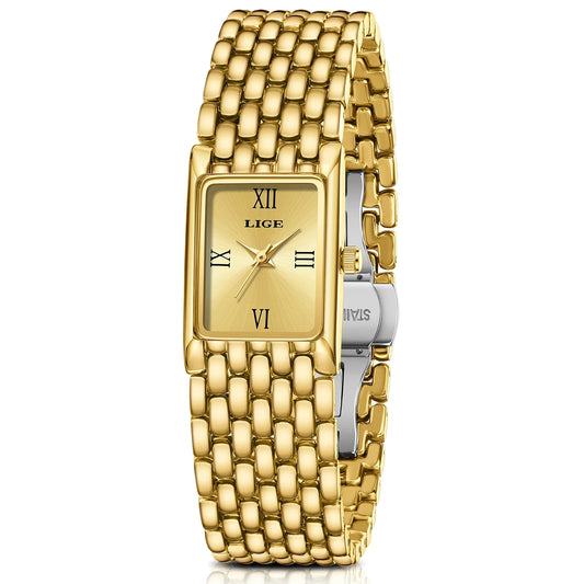 Women's Rectangular Roman Dial Bracelet Watch