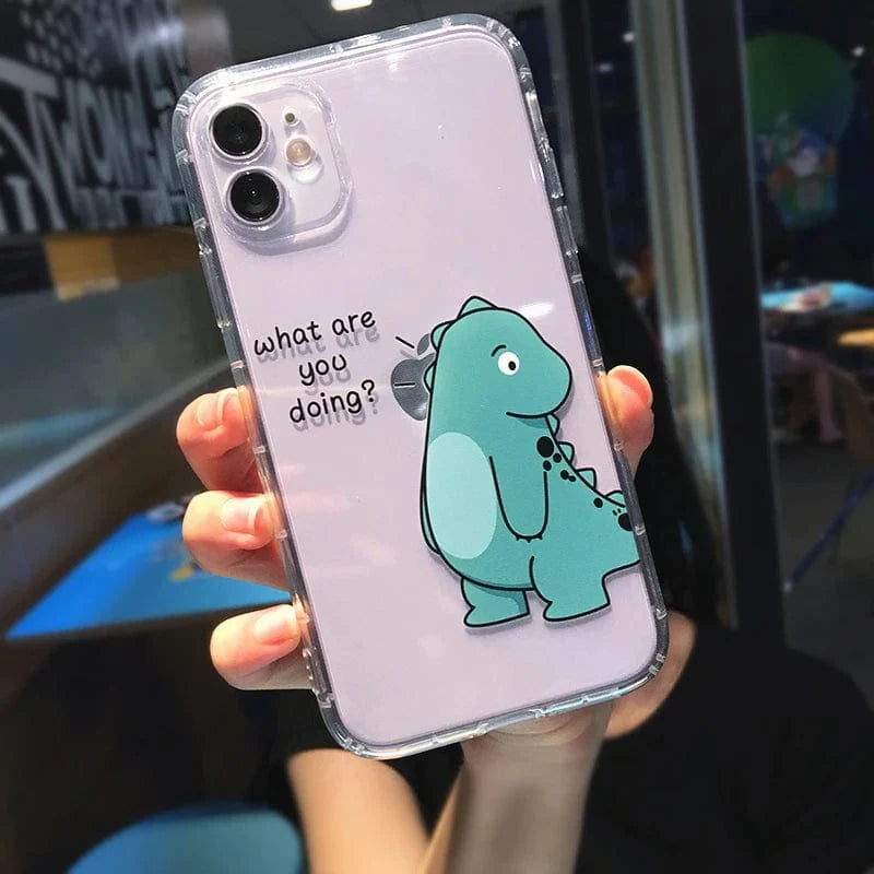 Cute Cartoon Dinosaur iPhone Case