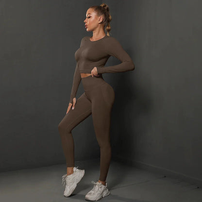 Women's Seamless Long Sleeve Yoga Top