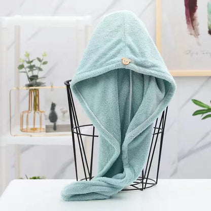 Women Long Hair Quick-Dry Hair Towel Soft Microfiber Towels Shower Cap Towel Bath Hats for Women Dry Hair Cap Lady Turban Head