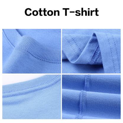 Cotton T-shirt Custom Logo Round Neck Advertising Shirt Printing Work Clothes Short Sleeve Men's T-shirt Group Culture Shirt