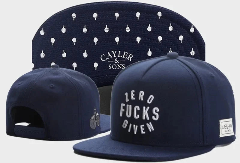 Skull Hand Snapback Hat – Flat Bill Adjustable Baseball Cap