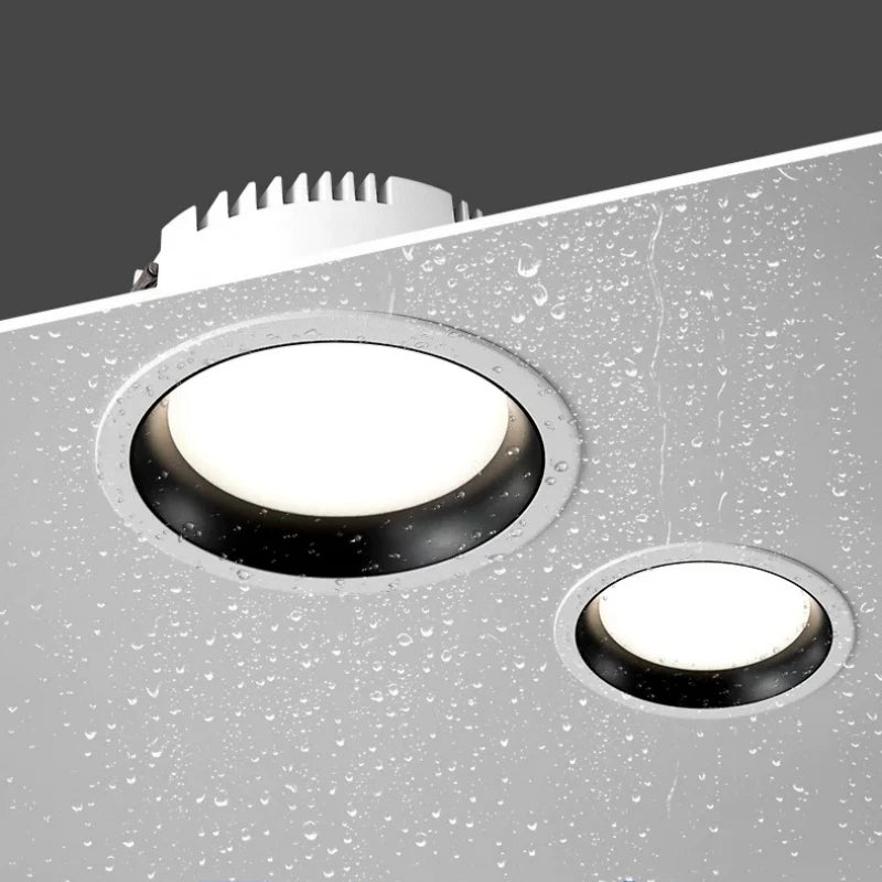 Recessed Anti-glare LED COB Downlight 18W 24W Dimmable 85-265V Ceiling Lamp Spot Light 12W 15W Home Living Room Bedroom Lighting