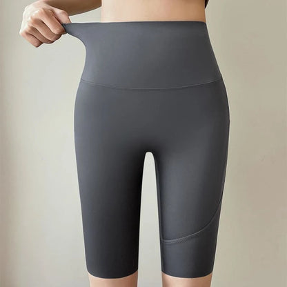 Horetong Women Sports Pants With Pocket High Waist Fitness Running Casual Streetwear Trousers Female Tight Workout Gym Clothing