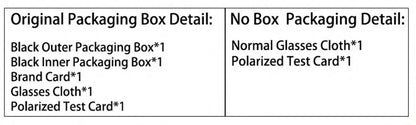 Polarized Pilot Sunglasses for Men Original Italian Luxury Brand Sunglasses Fashion UV Resistant Driving Business Policer Shades