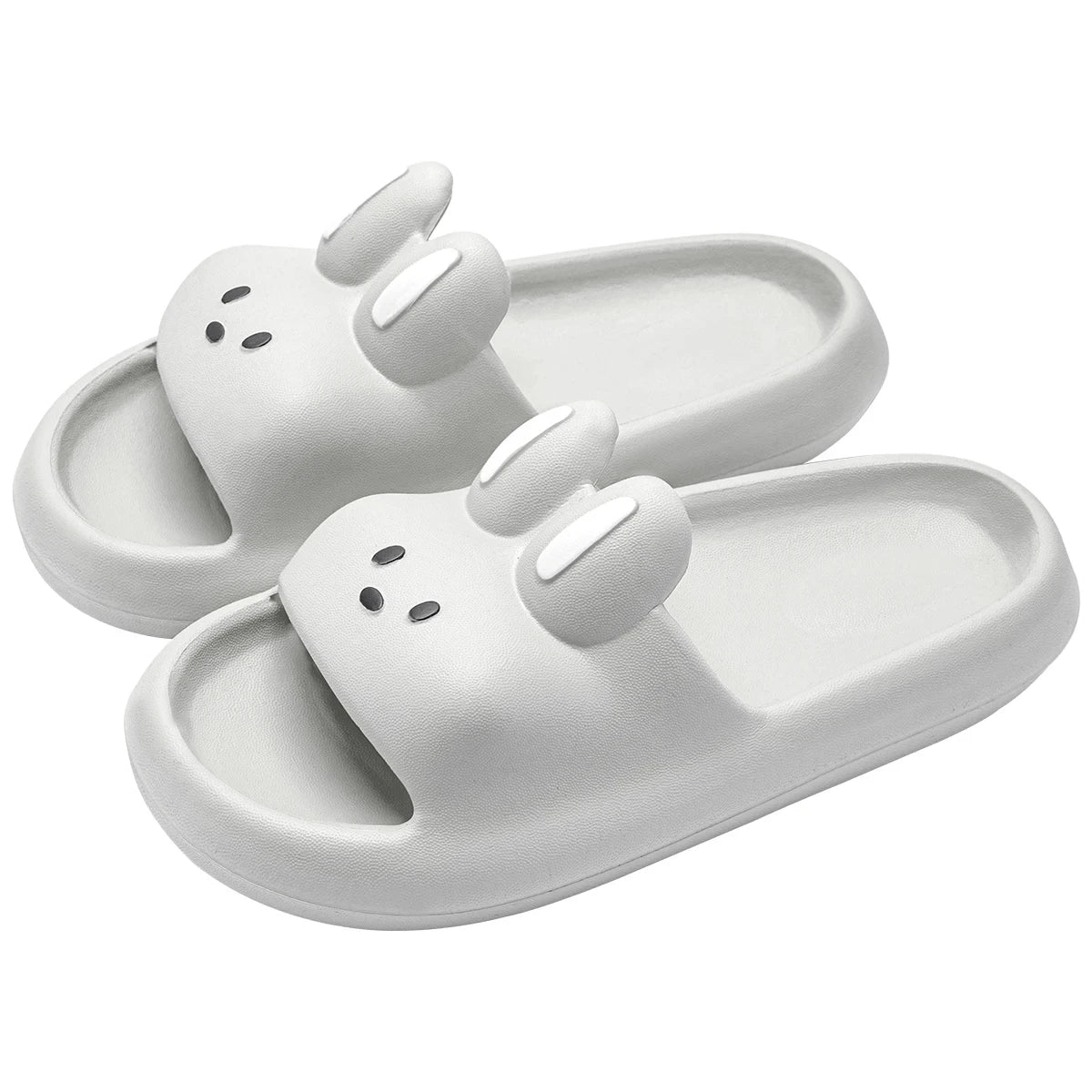 Pillow Rabbit Slippers for Women and Men | House Slides Shower Sandals | Extremely Comfy | Cushioned Thick Sole
